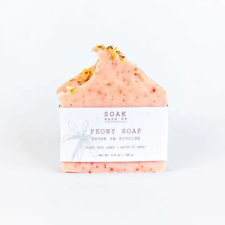 Bar Soap with Seed Paper Label