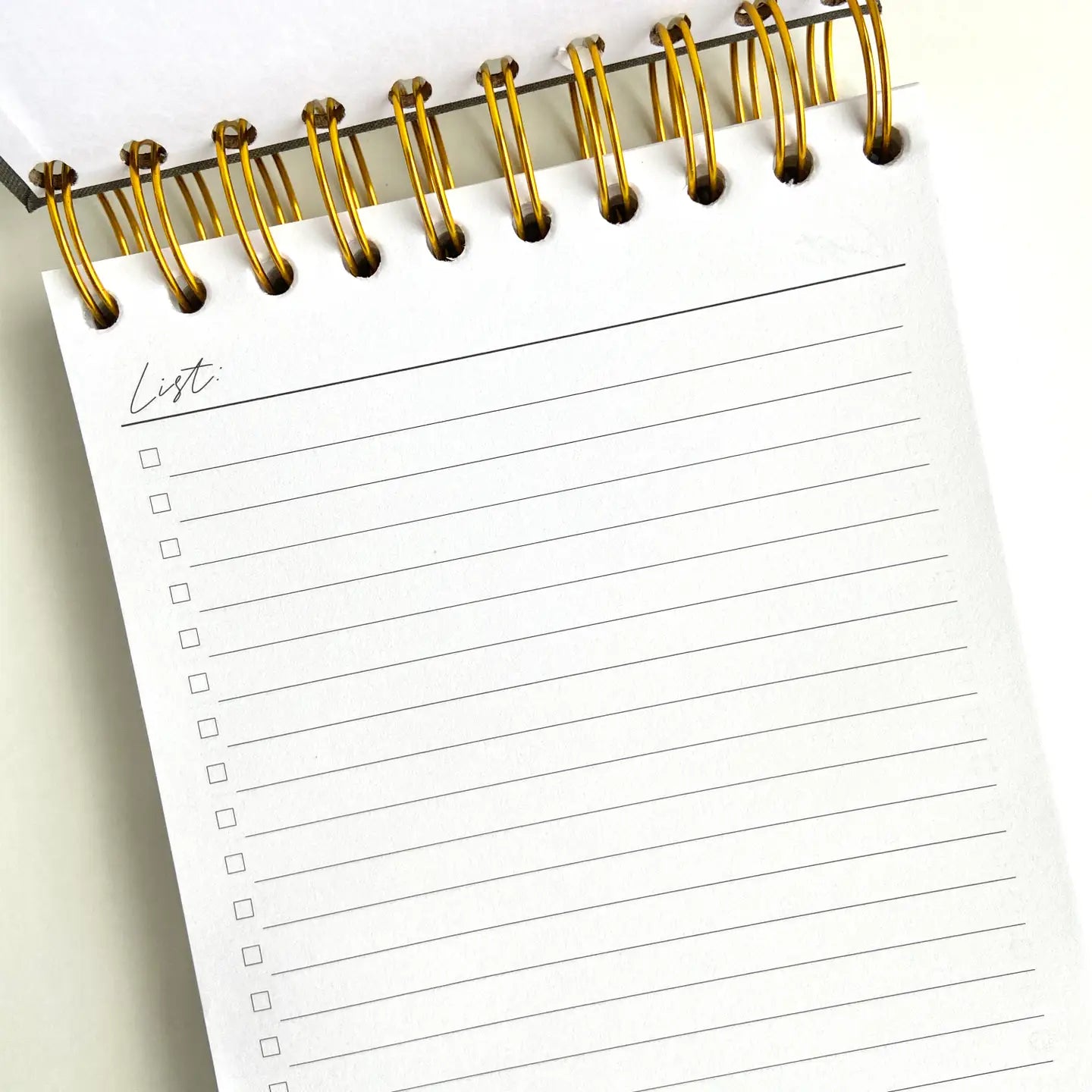 Lists Spiral Notepad