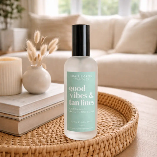 Good Vibes & Tan Lines | Non Toxic Room & Linen Spray