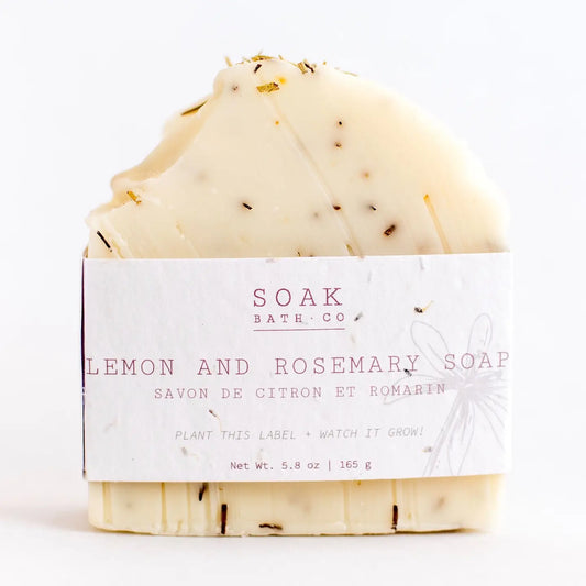 Lemon and Rosemary Soap Bar