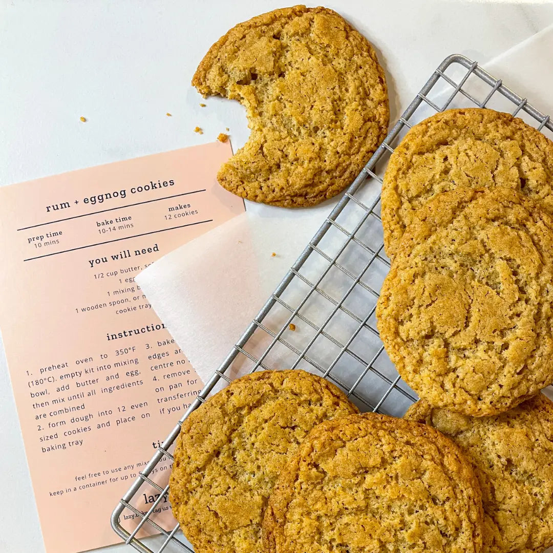Rum + Eggnog Cookie Kit