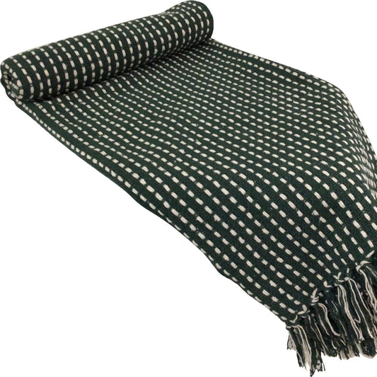 Dark Green Throw