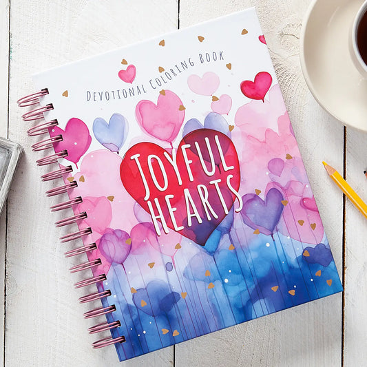 Joyful Hearts {Devotional Coloring Book}