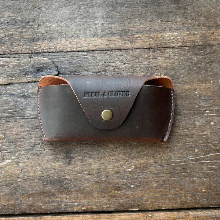 Crooked Creek Leather Sunglass Case