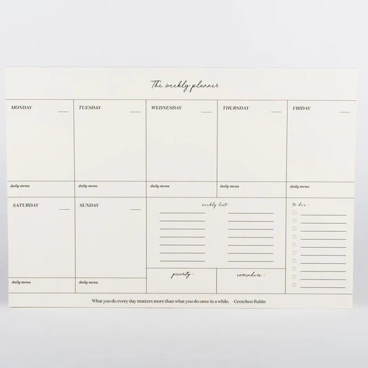 The Weekly Planner
