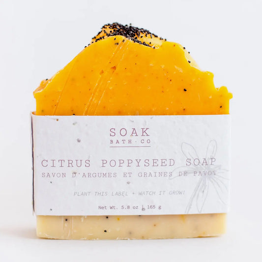 Citrus Poppyseed Soap Bar