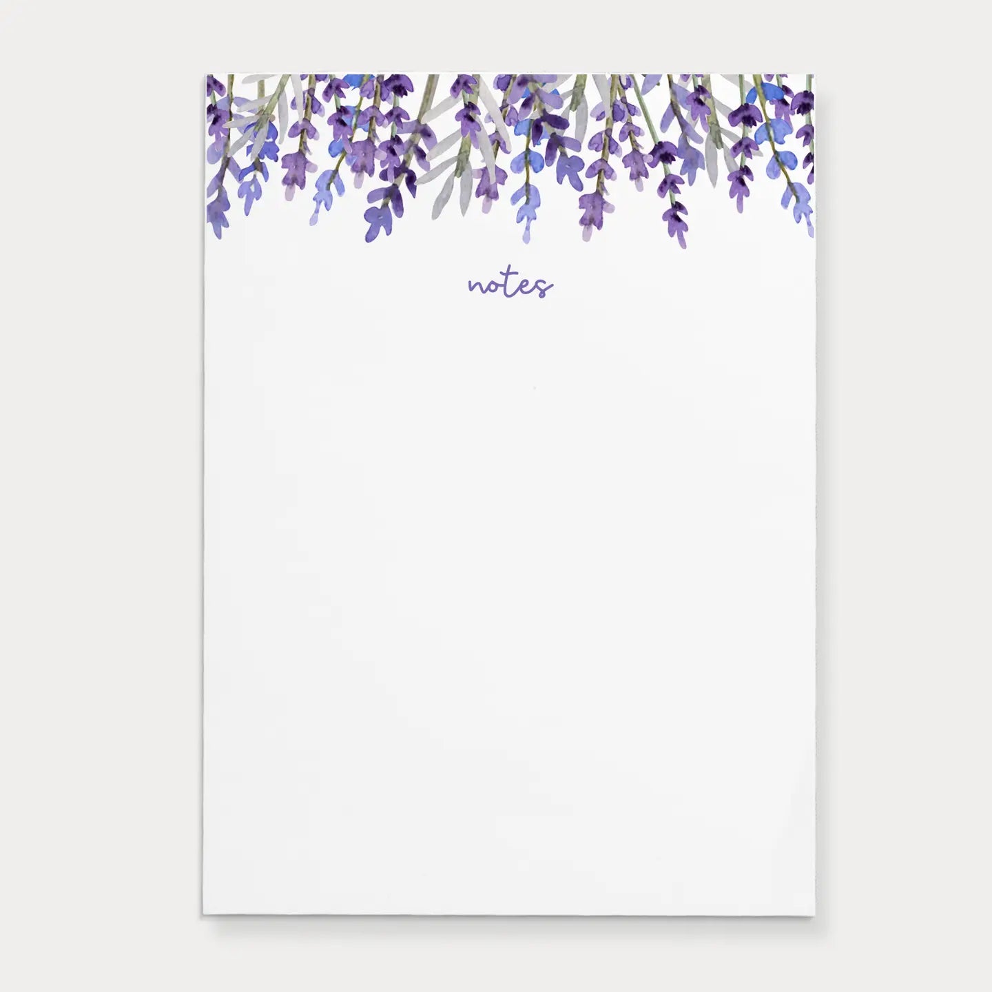 Lavender Illustrated Notes Notepad | 4.25" X 5.5"
