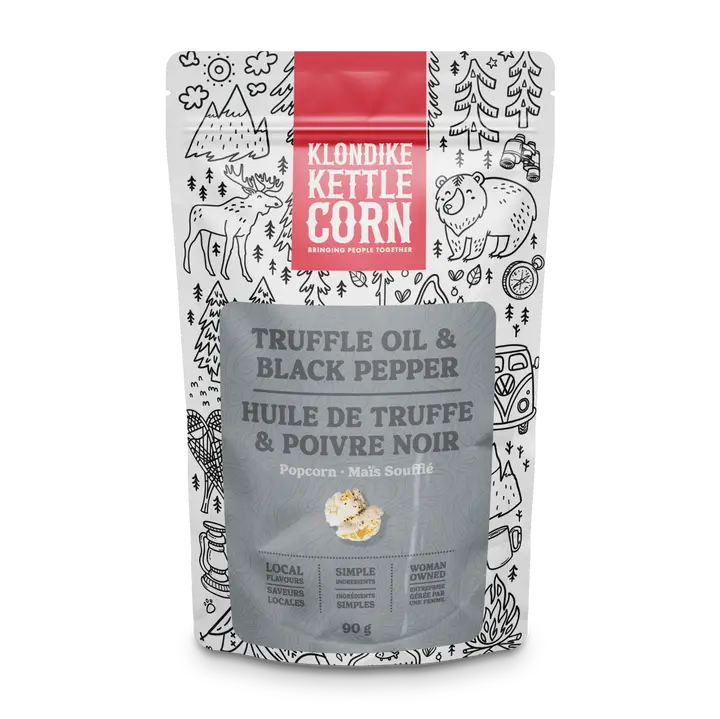 Truffle Oil & Cracked Black Pepper Popcorn