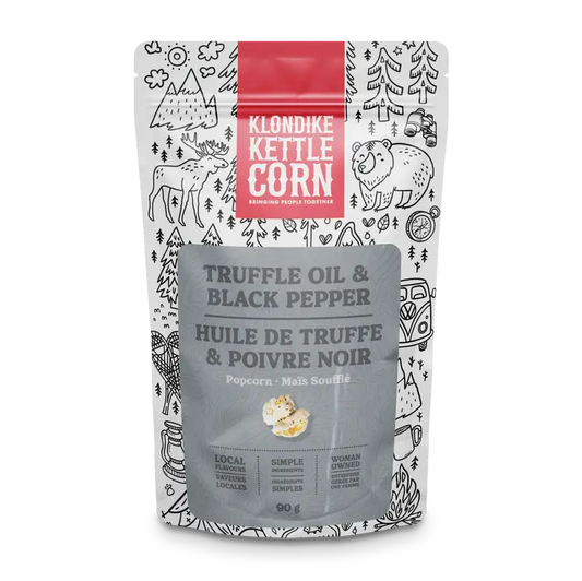 Truffle Oil & Cracked Black Pepper Popcorn