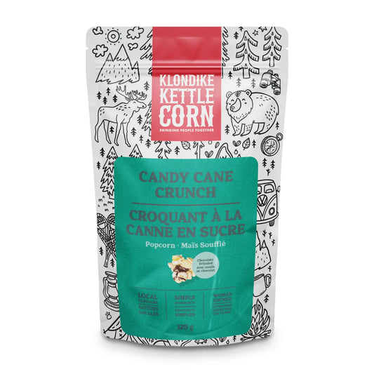 Candy Cane Crunch Popcorn