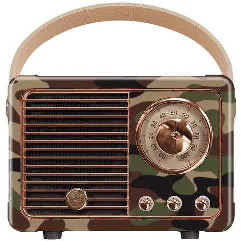 Camo Print Vintage Speaker
