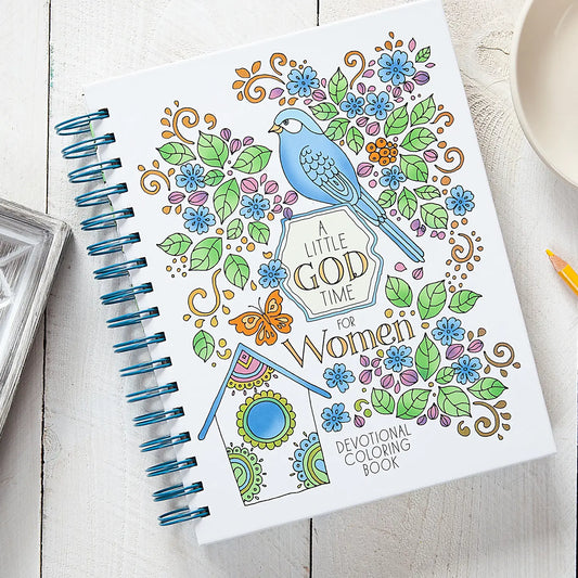 A Little God Time For Women (Devotional Coloring Book)