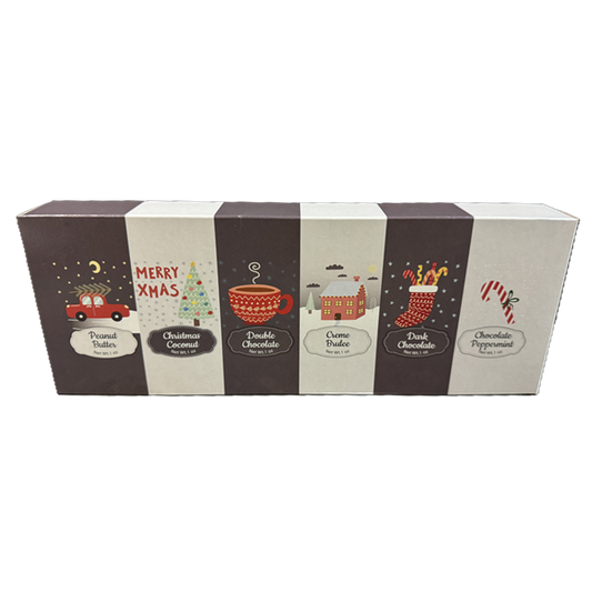 6 Pack Hot Chocolate Mixes, Peanut Butter