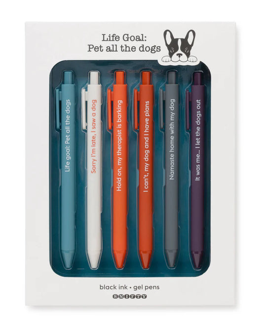Life Goal: Pet All The Dogs Pen Set