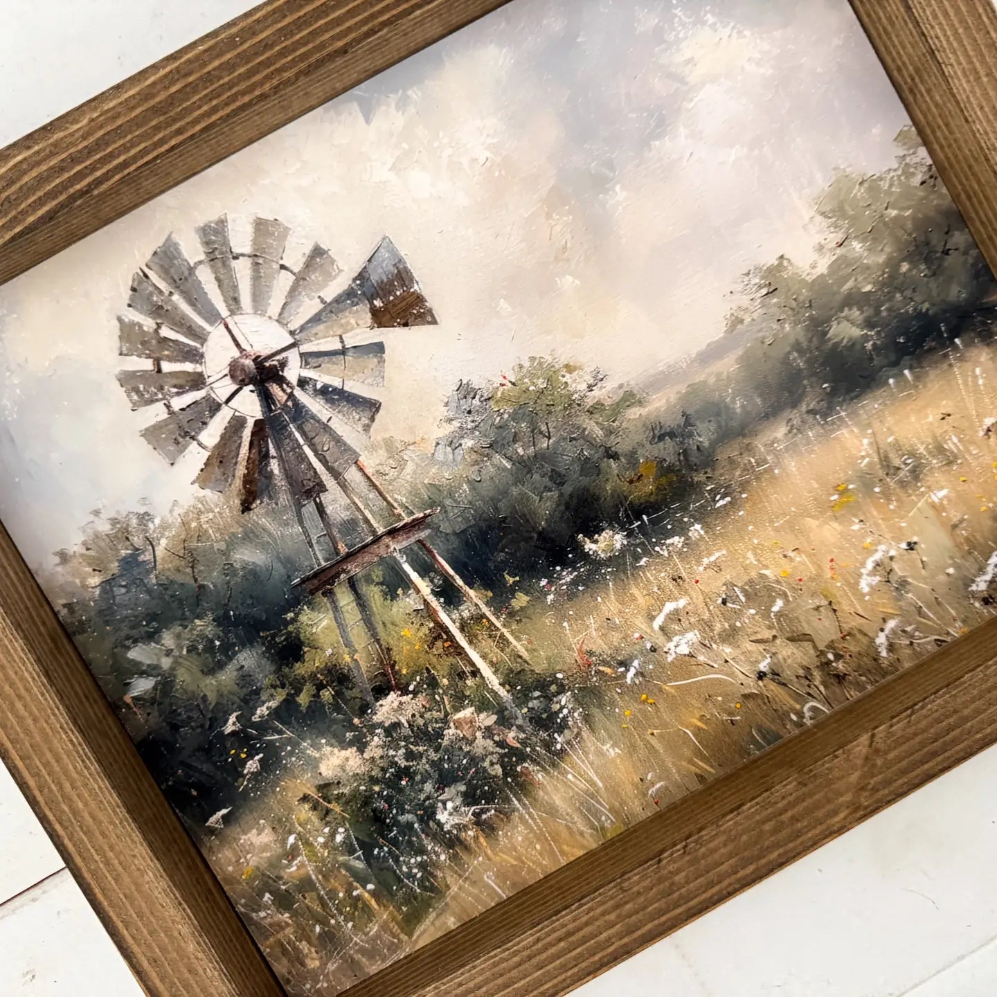 Windmill Wood Sign