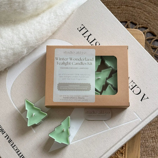 Winter Wonderland Tealight Candle Set