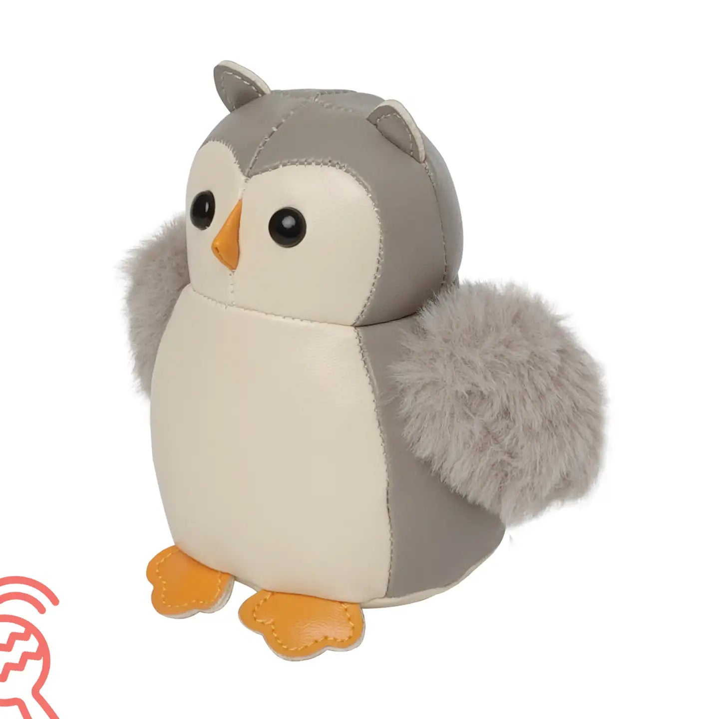 Owl|Plush Rattle Toy