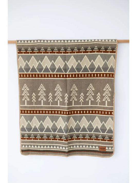 Tree Line Baby Blanket - Tiny Timber