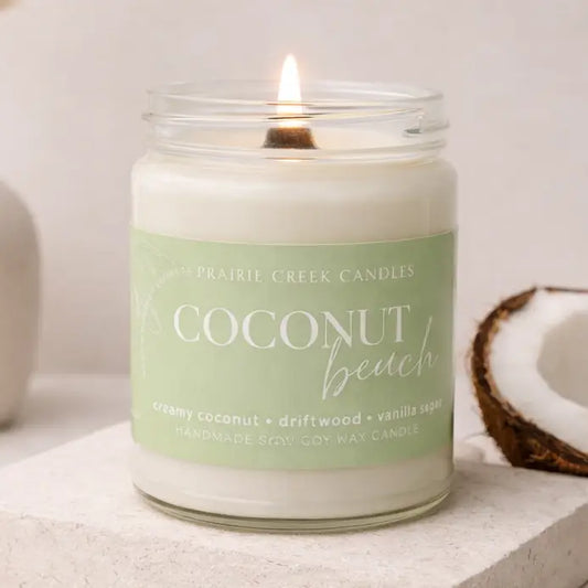 Coconut Beach | Non Toxic Soy Wax Candle