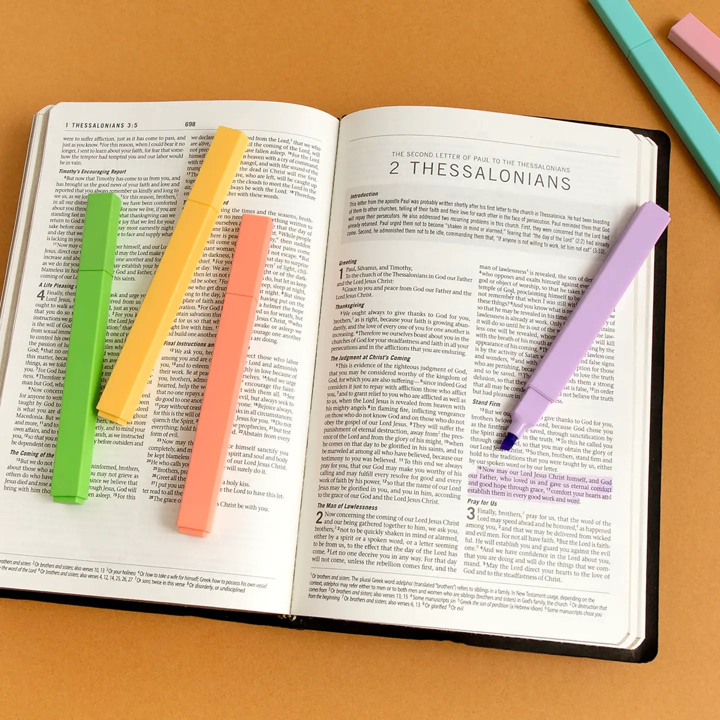Bible Study Highlighter Set of 6 Colors
