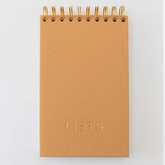 Lists Spiral Notepad