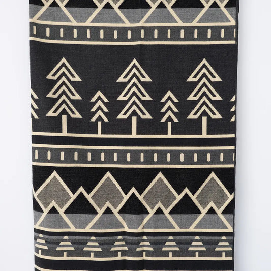 Tree Line Throw Blanket - Nightfall