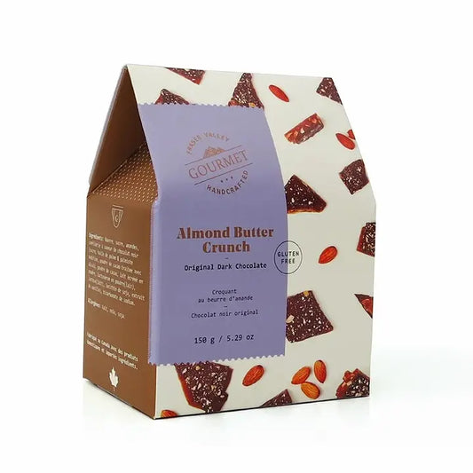 Dark Chocolate Almond Butter Crunch Toffee