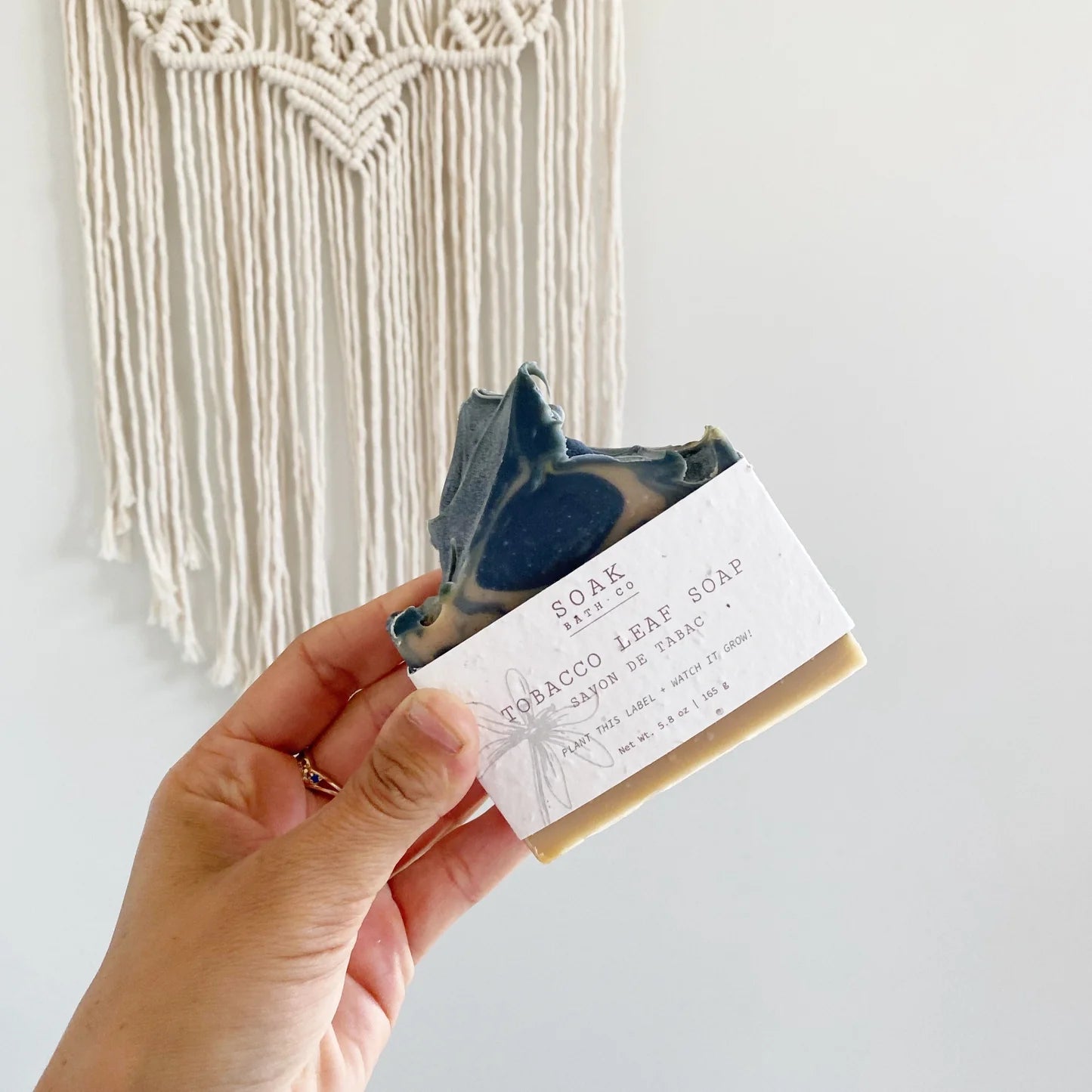 Bar Soap with Seed Paper Label