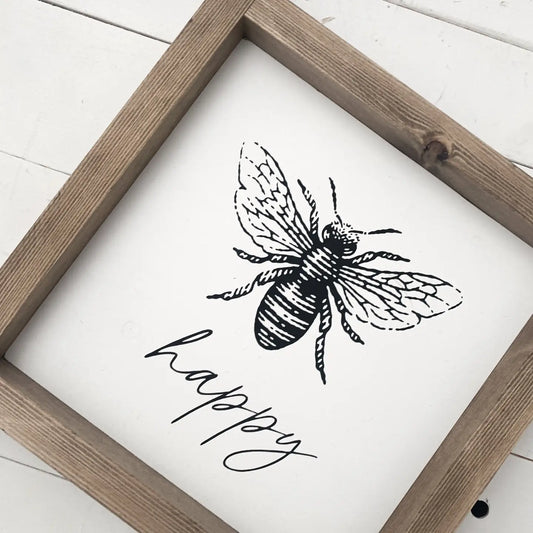 Bee Happy Print