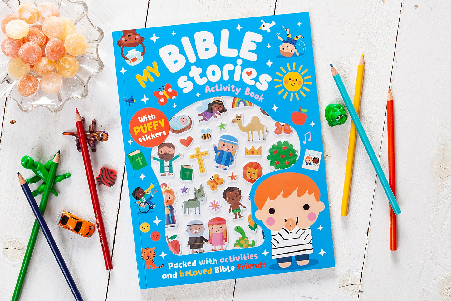 Bible Stories Activity Book, Blue