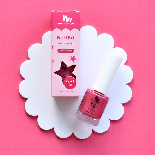 Bright Pink Kids Nailpolish