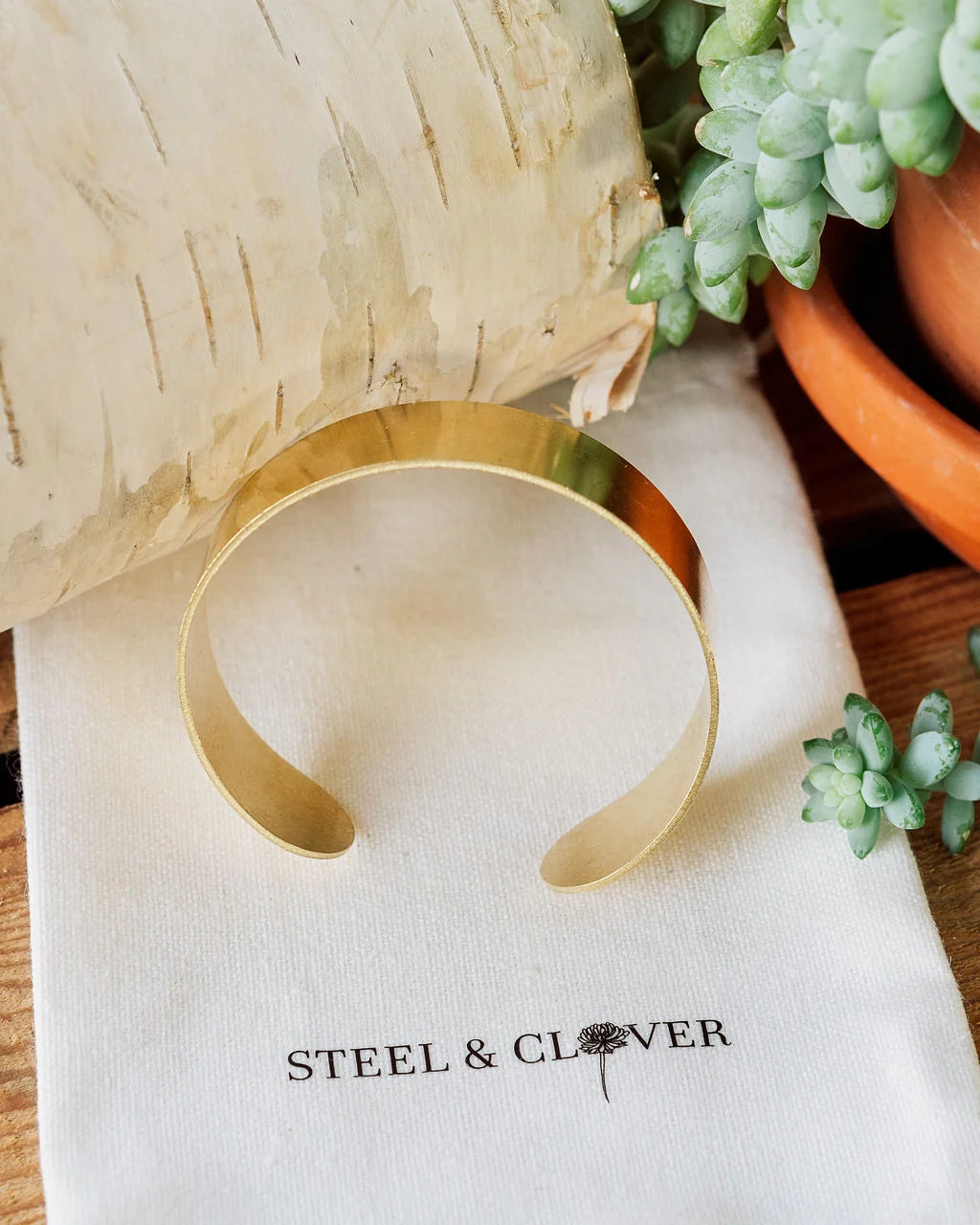 Buffalo Plains Brass Cuff