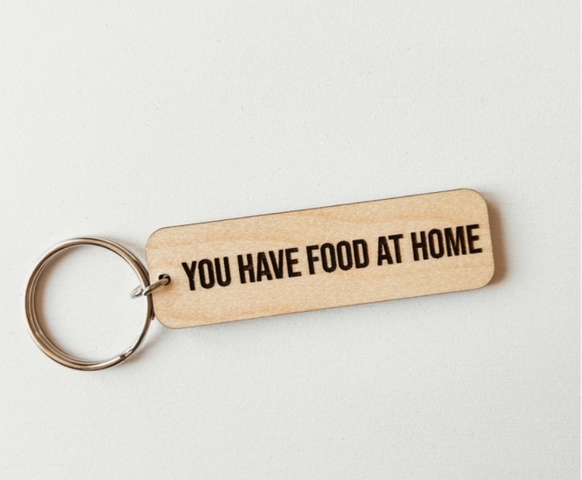Food at Home Keychain