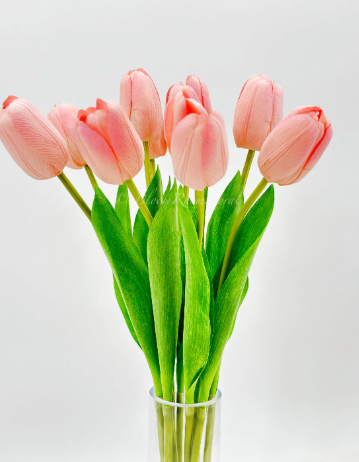 Real-touch Tulips, 5 Stems