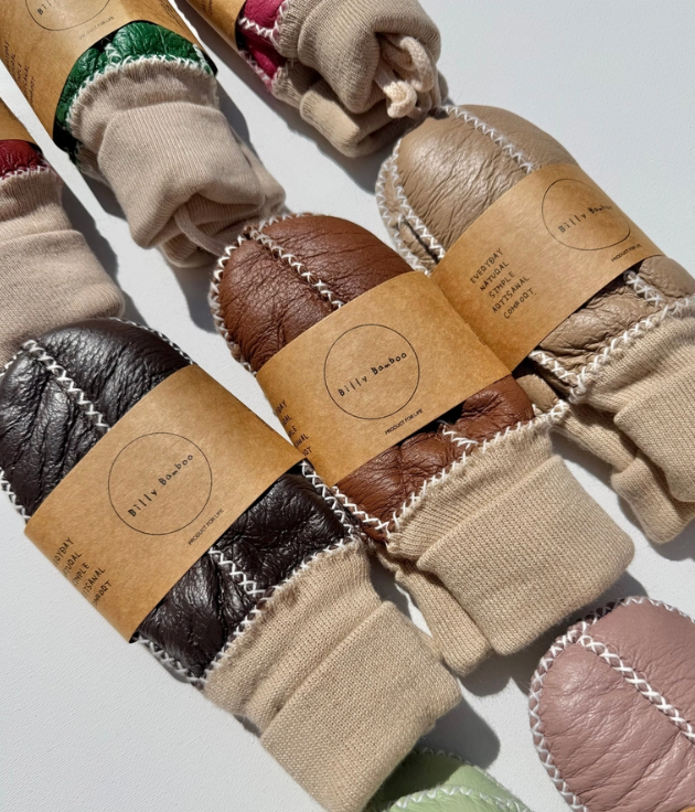 Kids Shearling Mittens