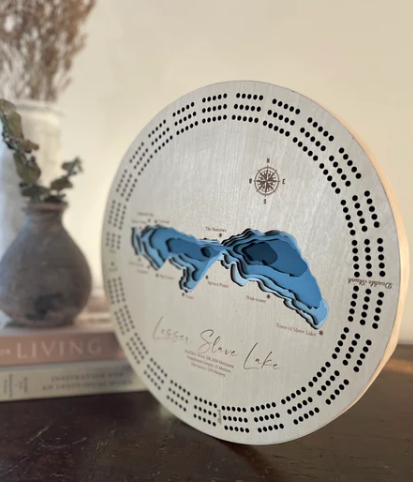 Bathymetric Cribbage Boards