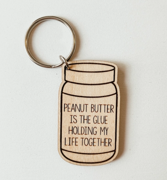 Peanut Butter Keychain