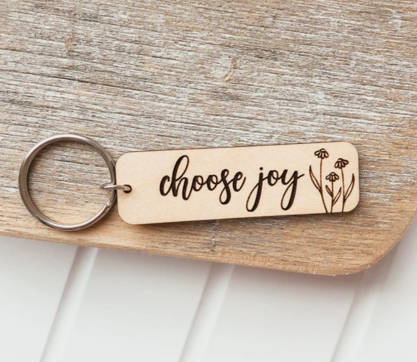 Choose Joy Keychain
