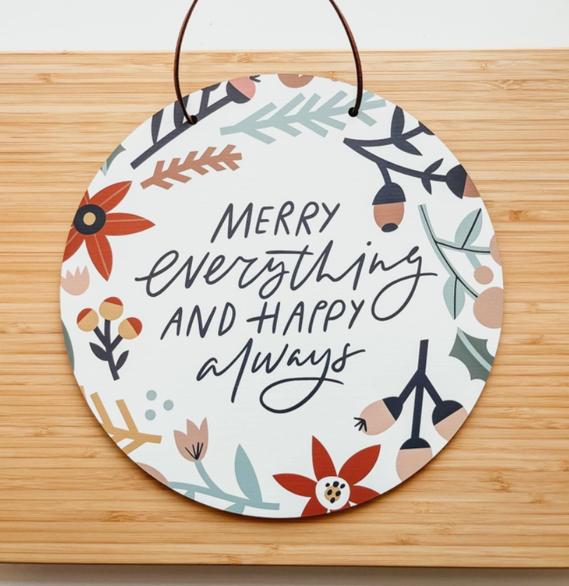 Merry Everything Mini Sign