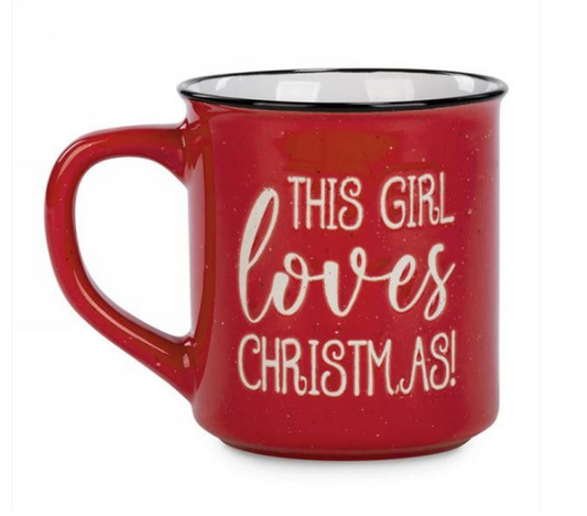 This Girl Loves Christmas, Mug