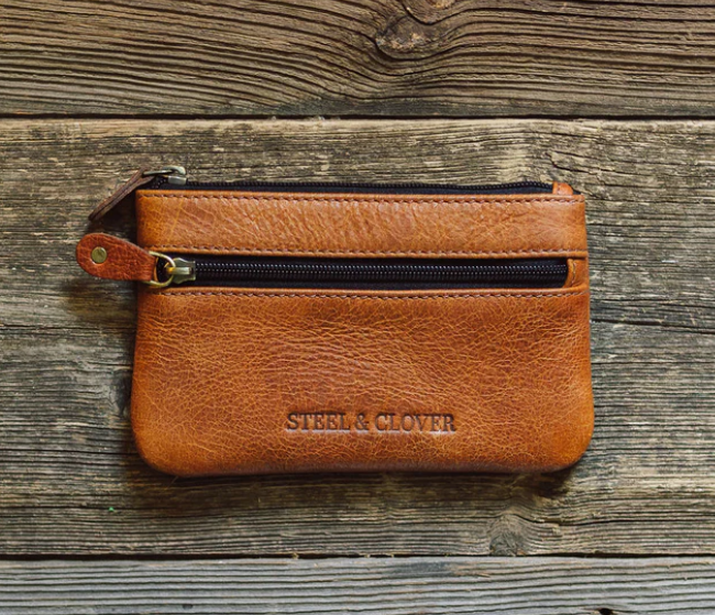 Tangent Leather Coin Purse