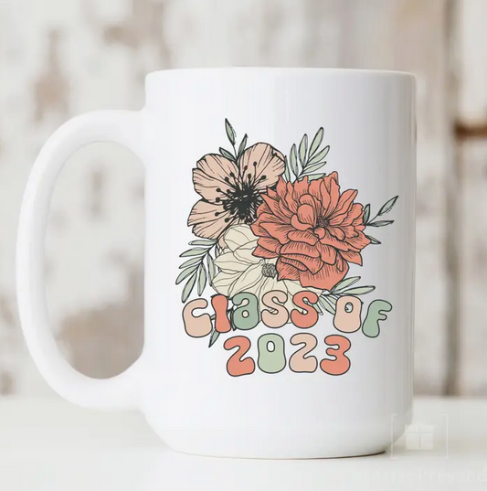 Class of 2023 Floral Mug