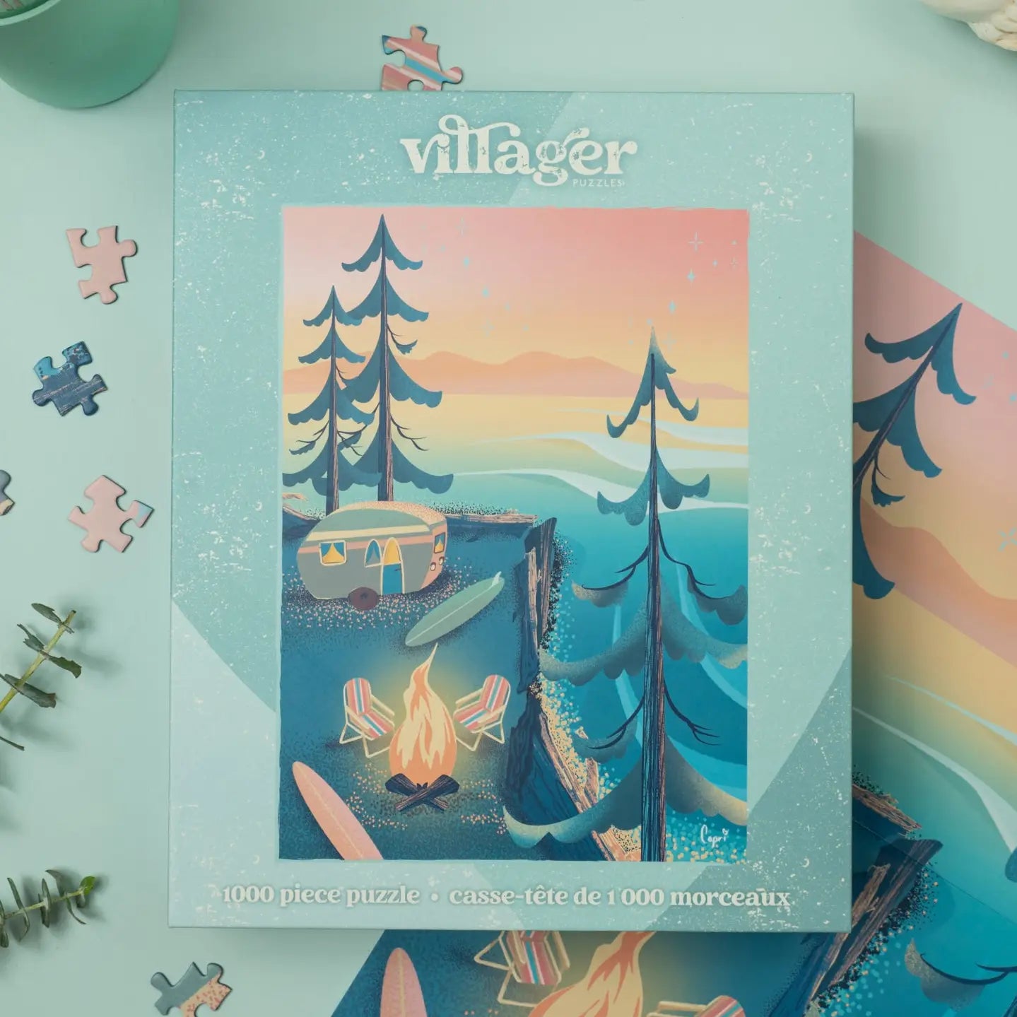 Coastal Camping 1000 Piece Puzzle