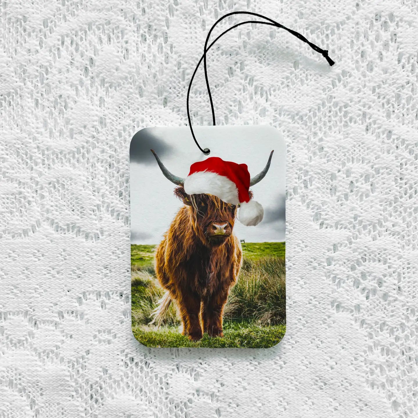 Christmas Highland Cow Air Freshener
