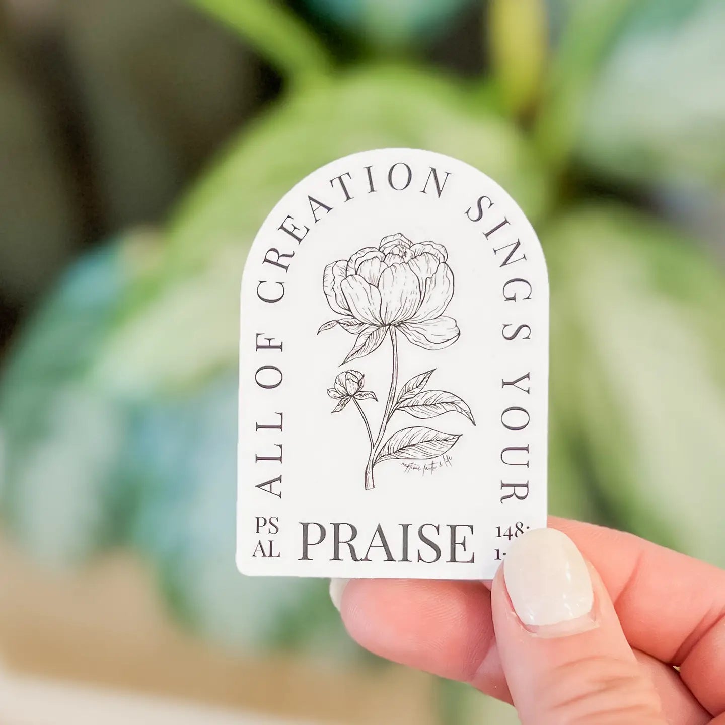 All Creation Psalms Sticker