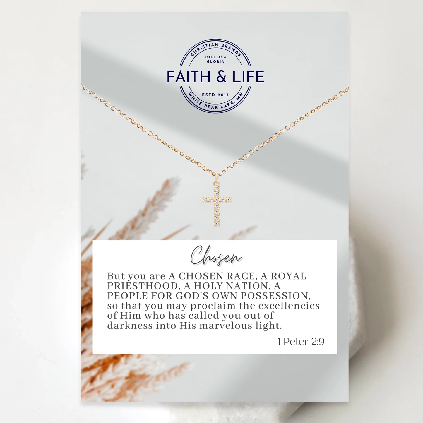 Dainty Gold Cross Necklace