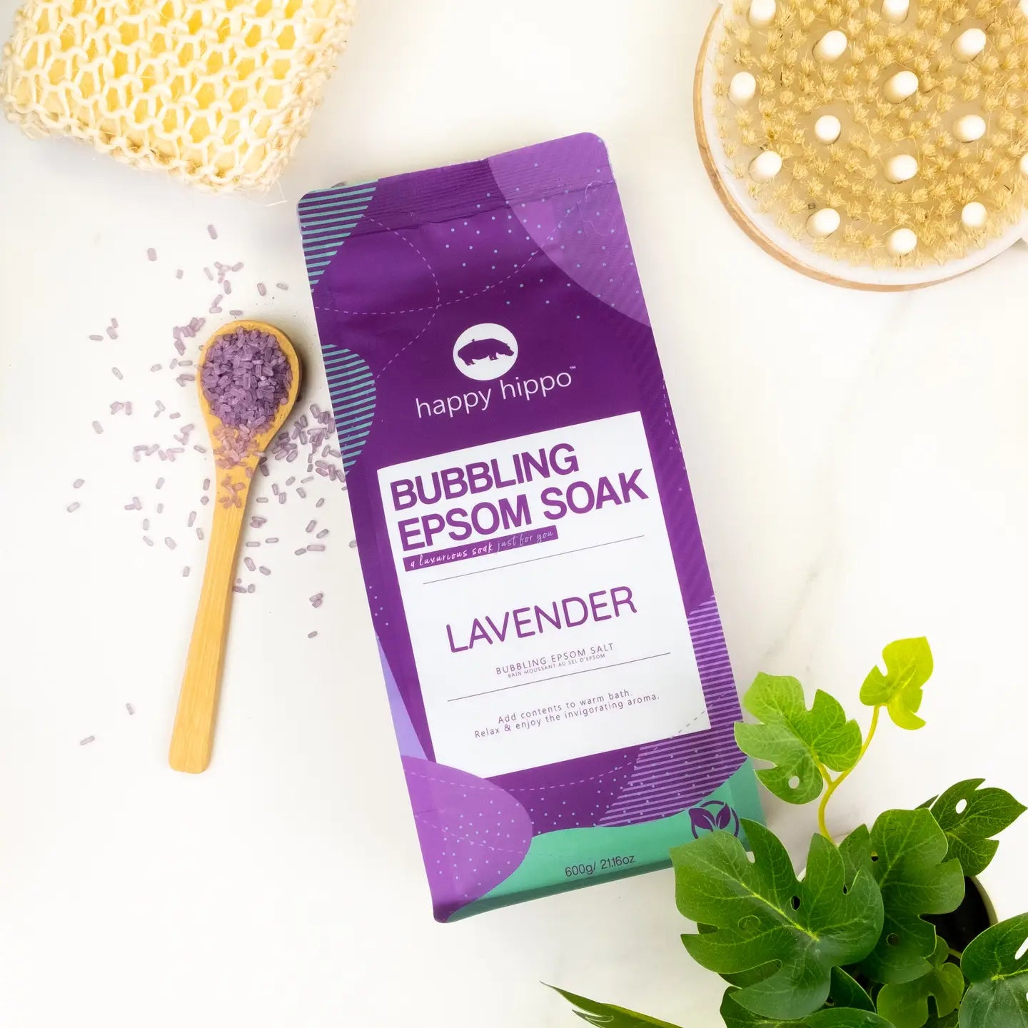 Lavender Bubbling Epsom Soak