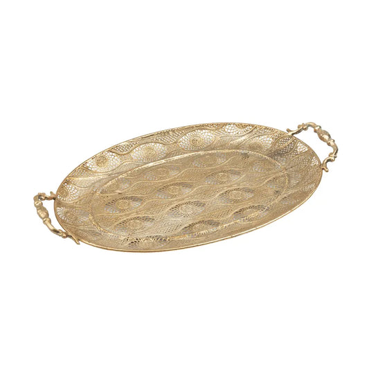 Oval Metal Tray