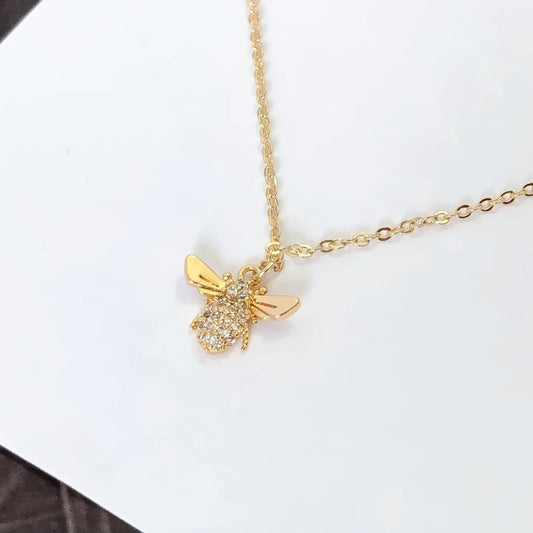 Dainty Honeybee Necklace