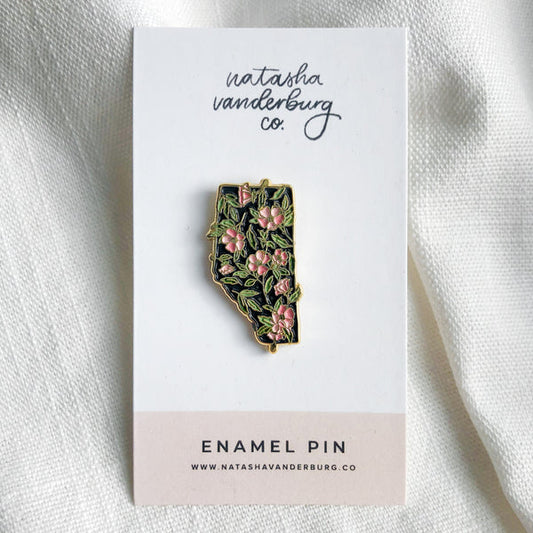 Wild Rose Enamel Pin